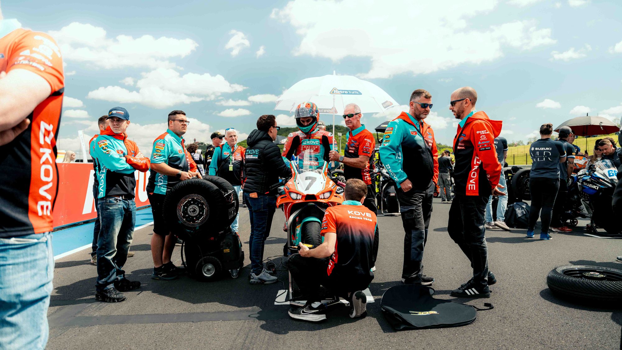 Motorsport-Aufnahme